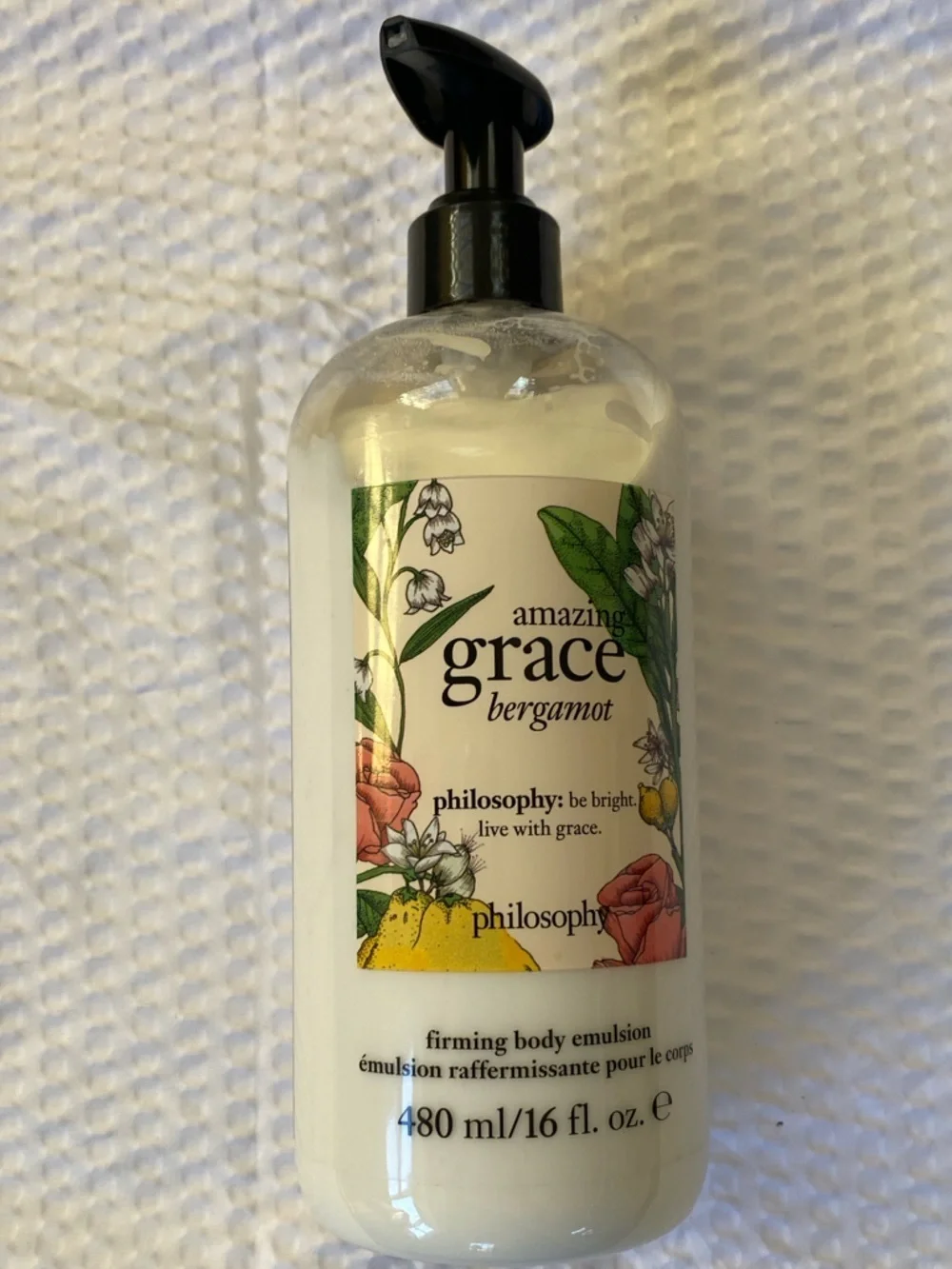 philosophy amazing grace bergamot Firming Body Emulsion - White